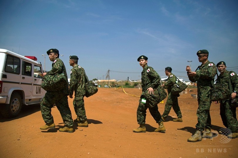 陸上自衛隊 南スーダン到着 新任務に 駆け付け警護 写真14枚 国際ニュース Afpbb News