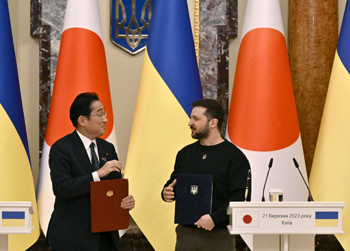 ゼレンスキー氏、岸田首相との会談は「非常に有意義」 写真4枚 国際