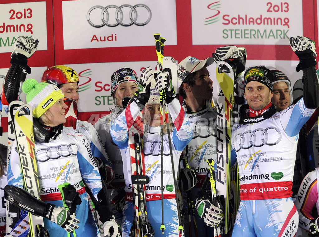 地元オーストリアが団体戦制す、アルペンスキー世界選手権 写真6枚 国際ニュース:AFPBB News