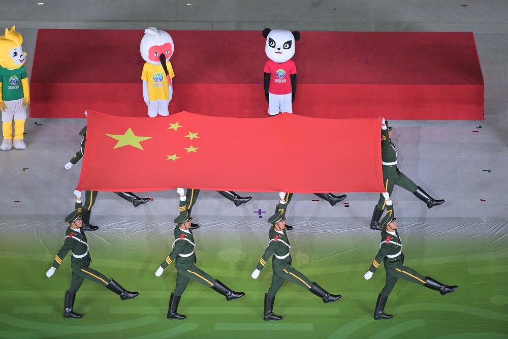 第14回全国運動会が開幕 中国陝西省 写真12枚 国際ニュース:AFPBB News