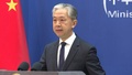 中国・北京で記者会見する外務省の汪文斌報道官（2023年3月14日撮影）。(c)QIAN YE / AFPTV / AFP