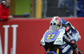 世界ロードレース選手権（WGP 2012）第18戦バレンシアGPは11日、スペインのバレンシア・サーキット（Circuit de la Comunitat Valenciana Ricardo Tormo）でMotoGPクラス決勝が行われ、レプソル・ホンダ（Repsol Honda）のダニ・ペドロサ（Dani Pedrosa）が48分23秒819で優勝を飾った。

レースに臨むヤマハ・ファクトリーの中須賀克行（Katsuyuki Nakasuga、2012年11月11日撮影）。(c)AFP/JOSE JORDAN？JAVIER SORIANO?