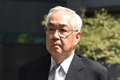 東京地裁に到着した東京電力の武藤栄元副社長（2019年9月19日撮影）。(c)Kazuhiro NOGI / AFP