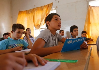 「静けさに慣れていない」 学校に戻り始めたグータの子どもたち シリア