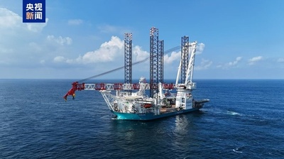 世界最大規模の全直流風力発電設置船が中国山東省で引き渡し