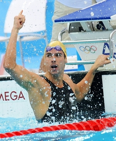 サリバン 男子100メートル自由形準決勝で世界新記録