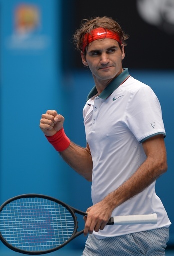 フェデラー、13年連続の16強入り 全豪オープン