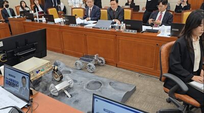 韓国国会・国政監査に“月面探査車”登場…「韓国の宇宙スタートアップを育成せよ」国会が要請