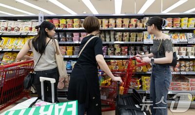 韓国ラーメン・菓子など主要フード対米輸出が急減…相互関税の不確実性が影響