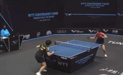 中国の張瑞、女子シングルス・ダブルス2冠 卓球・WTTコンテンダー・チュニス