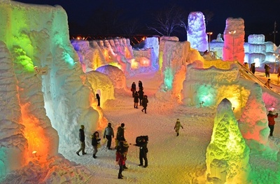 「千歳・支笏湖氷濤まつり」が開幕