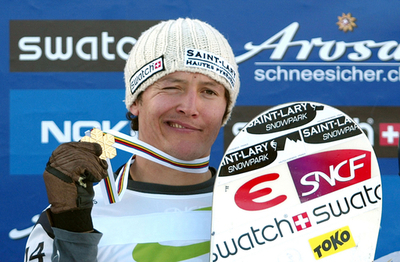 ＜スノーボード世界選手権2007＞ドルリュー スノーボードクロスで優勝を果たす - スイス