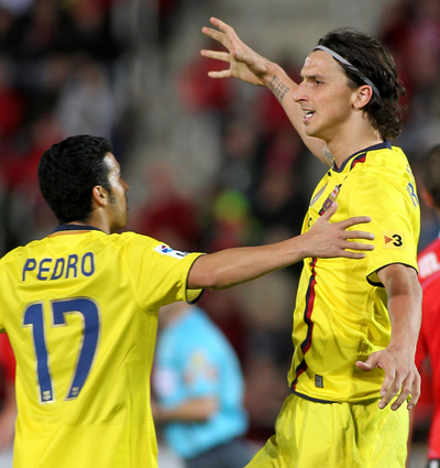 バルセロナ イブラヒモビッチの得点でマジョルカに勝利