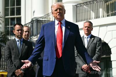 トランプ氏、関税政策「極めて上々」 中国の125%対米関税発表後