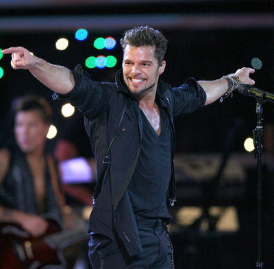 リッキー・マーティンがフェスティバルに出演 - チリ