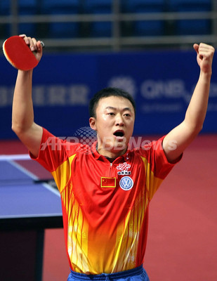 卓球 07カタールオープン 男子シングルス マ リン ワン リチンを降して優勝を飾る カタール 写真4枚 ファッション ニュースならmode Press Powered By Afpbb News
