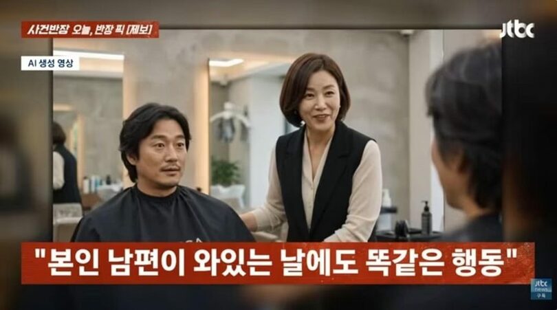 JTBC「事件班長」の放送画面 (c)news1