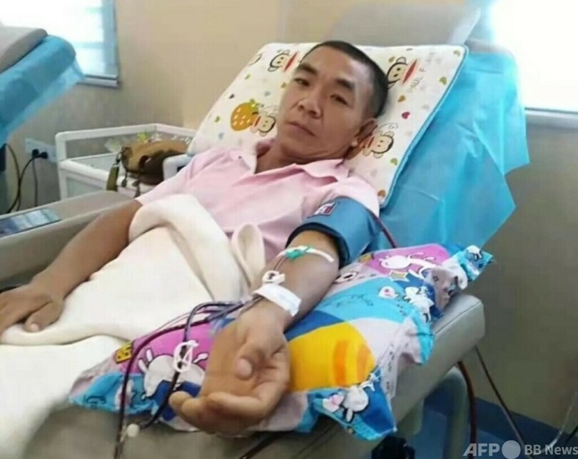 「パンダ血」の中国人おじさん 15年間で献血71回