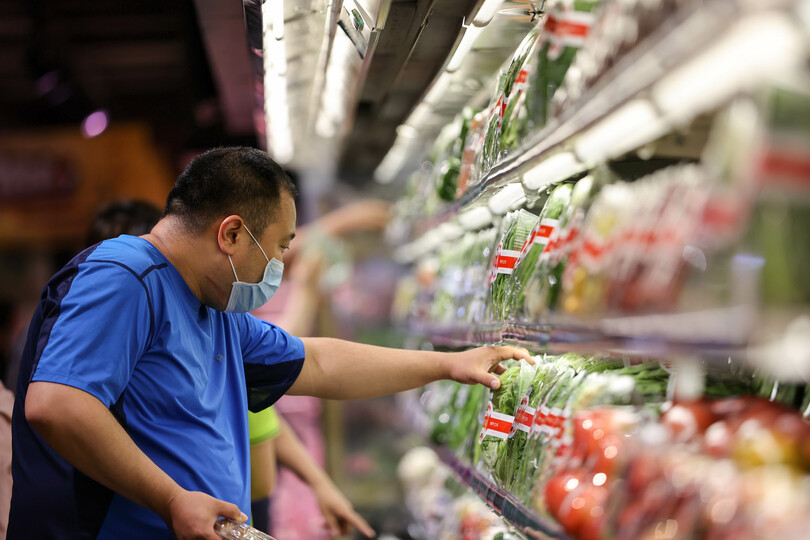 中国の６月ＣＰＩ、前年同月比２・５％上昇