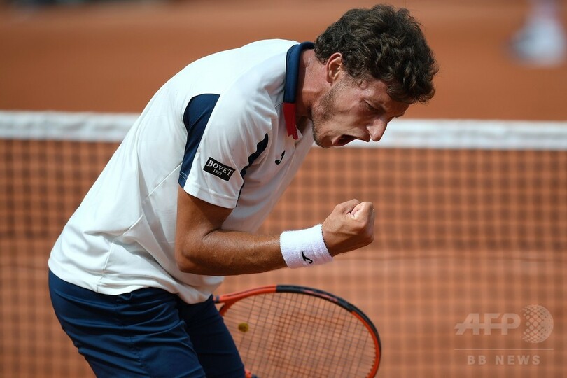 ラオニッチ敗退、カレーニョ・ブスタが初のGS8強 全仏OP