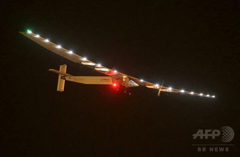 世界一周中のソーラー飛行機が中国・南京に到着、次は最難関区間