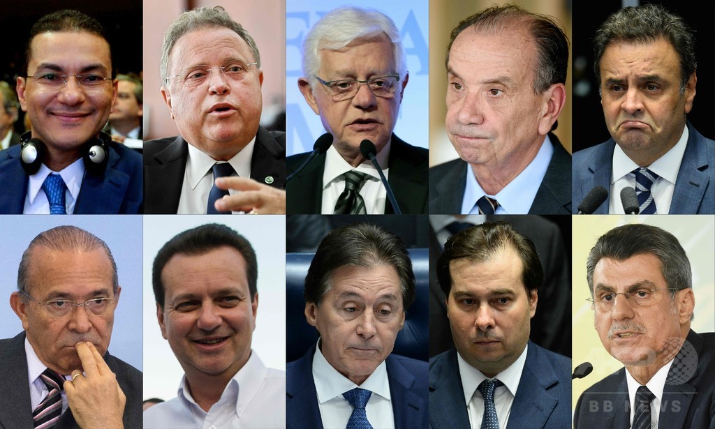 ブラジル政界に激震、閣僚8人含む108人に汚職捜査 ブラジル政界に激震、閣僚8人含む108人に汚職捜査
