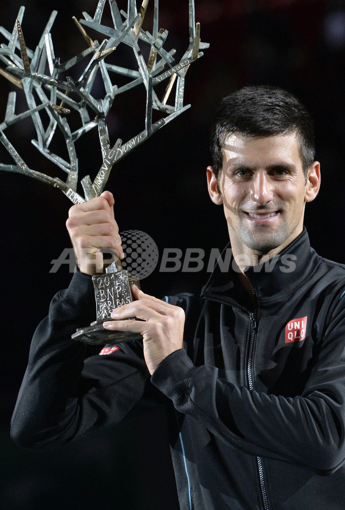 ジョコビッチが通算40度目のツアー優勝、パリ・マスターズ 写真10枚