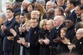フランス・パリの凱旋（がいせん）門で開かれた第1次世界大戦終結100年記念式典の様子（2018年11月11日撮影）。(c)ludovic MARIN / POOL / AFP