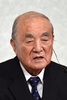 自身の白寿を祝う会に出席した中曽根康弘元首相（2017年10月17日撮影）。(c)Kazuhiro NOGI / AFP