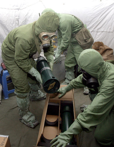 旧日本軍の化学兵器、日中政府で廃棄処理開始