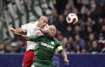 ハンブルガーvsボルフスブルクは2-2のドロー