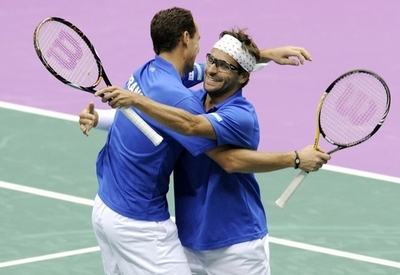 フランス決勝進出、チェコはセルビアに王手 デビス杯