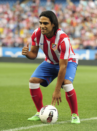 アトレティコ・マドリード ファルカオの入団発表