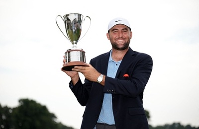 シェフラーがPO制しトラベラーズ選手権優勝 今季早くも6勝目