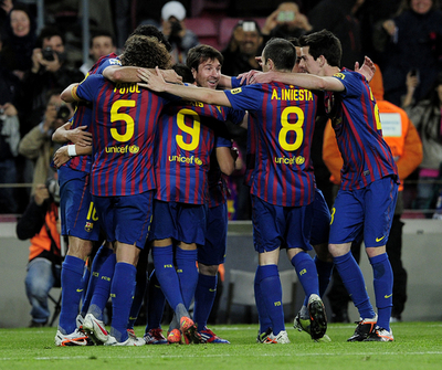 バルセロナ大勝、首位レアルとの勝ち点差を縮める