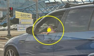 「子どもがエアバッグ？」…韓国・父親の衝撃運転に非難殺到