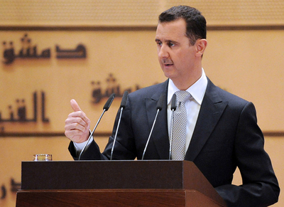 アサド大統領「テロリズムは鉄拳で制裁」、シリア