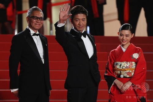 カンヌで『無限の住人』上映、レッドカーペットに主演の木村ら カンヌで『無限の住人』上映、レッドカーペットに主演の木村ら