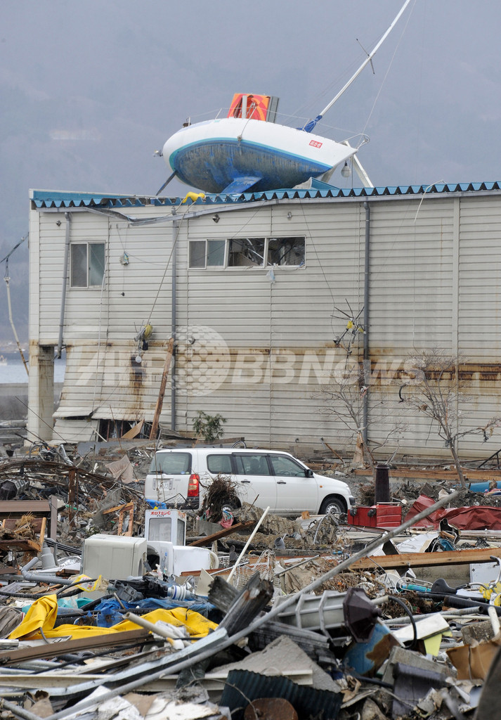 【写真特集】津波の壮絶さを物語る船の残がい、東北地方太平洋沖地震