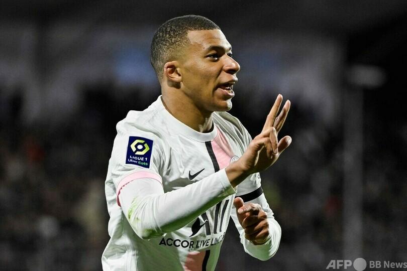 エムバペとネイマールがハット PSGが6発大勝