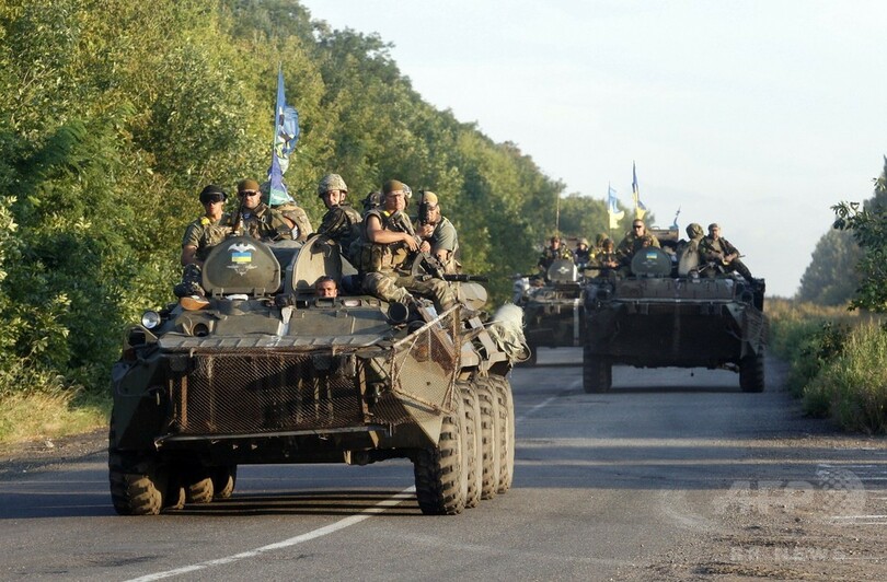 ウクライナ軍、親露派拠点ルガンスク進攻を発表