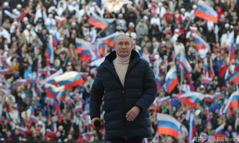 プーチン氏、ウクライナが「戦争犯罪」と非難