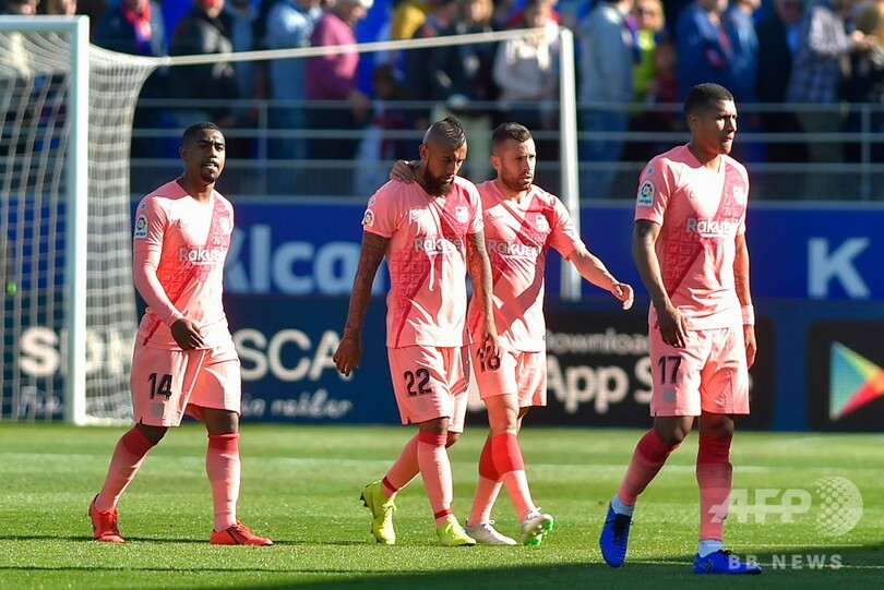 大幅ローテーションのバルサ、ウエスカと無得点引き分け