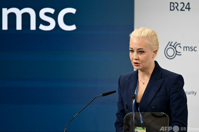 プーチン氏は「残虐行為」で裁かれるべき ナワリヌイ氏妻