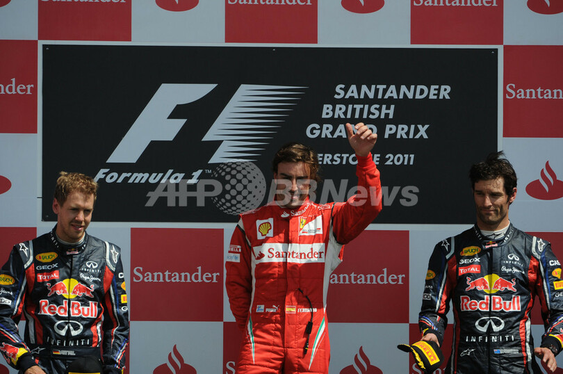 アロンソが今季初優勝 小林はリタイア、F1英国GP