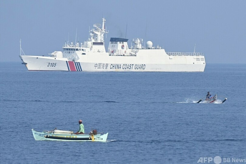 フィリピン、中国設置の浮遊式障害物「撤去」 南シナ海