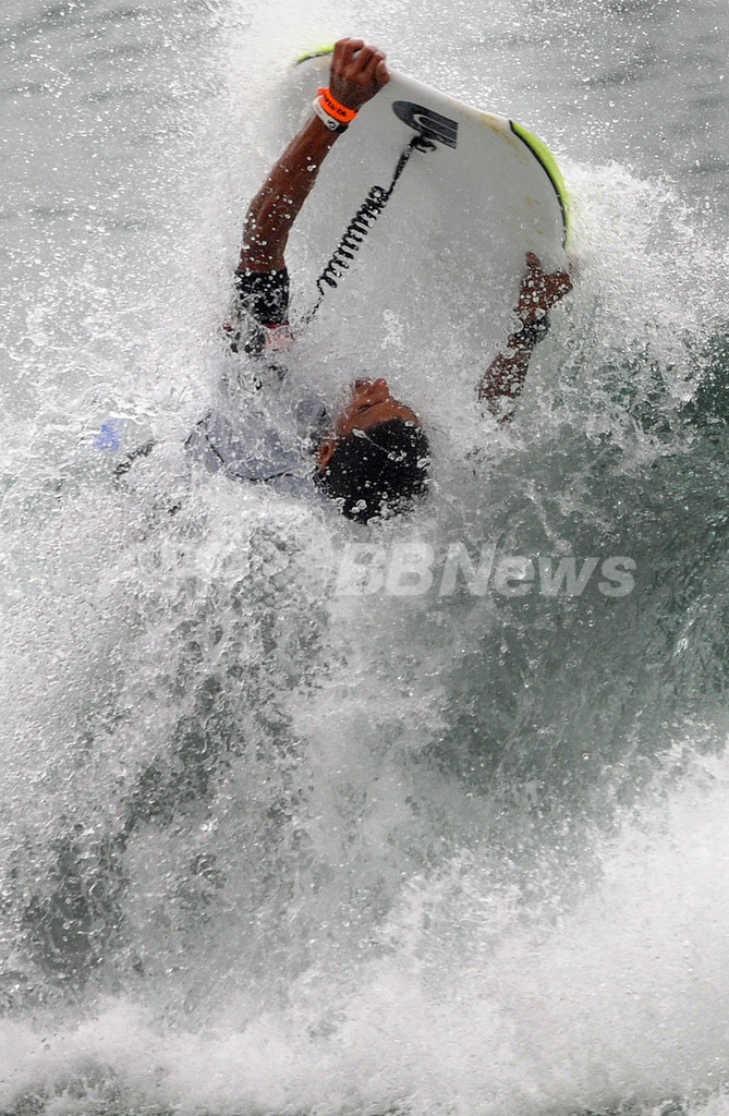 リオでボディーボードの世界大会