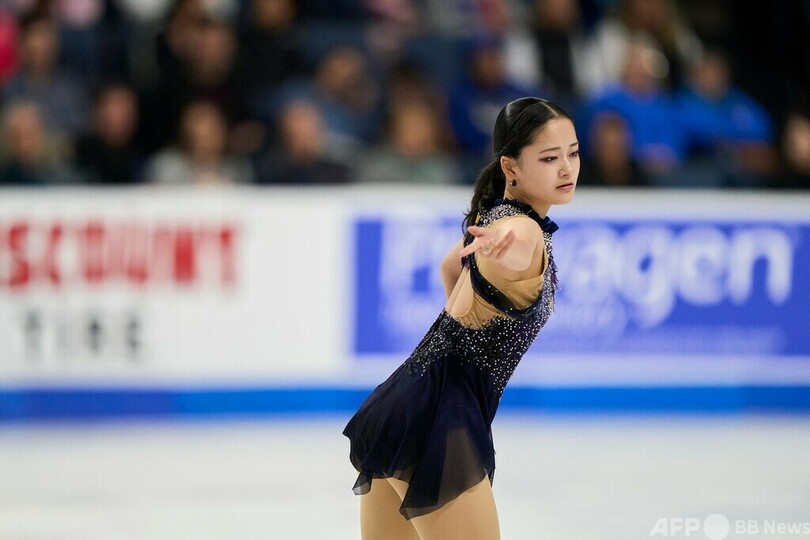 レビトが女子SP首位 渡辺倫果3位 スケートアメリカ