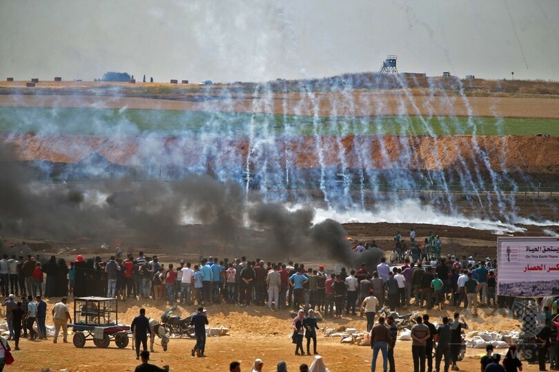 ガザで米大使館移転に抗議、パレスチナ人16人死亡 