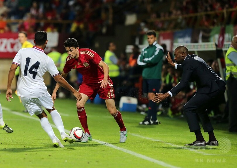 スペインがコスタリカに逆転勝利、サッカー国際親善試合